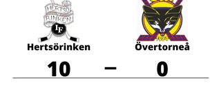 Målfest när Hertsörinken krossade Övertorneå