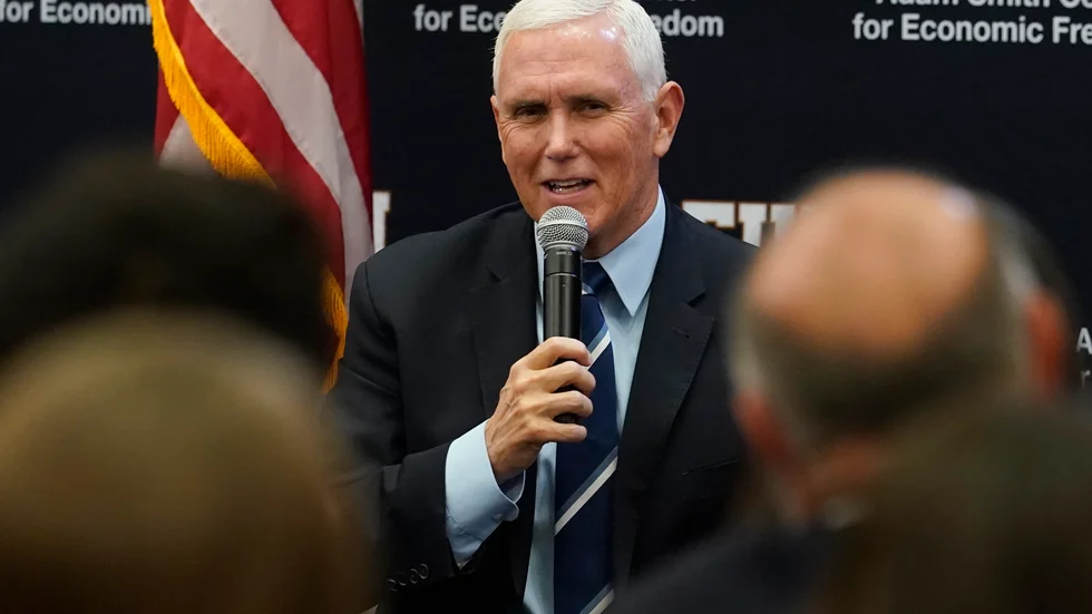 USA:s tidigare vicepresident Mike Pence. Arkivbild.