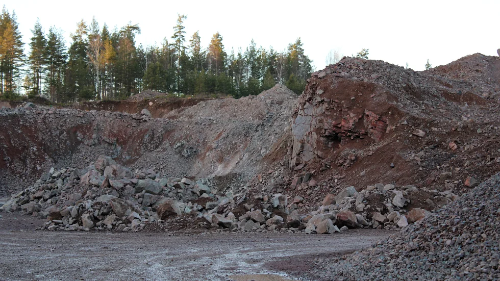 Mariannelunds Express köpte bergtäkten i Lönneberga för några år sedan.