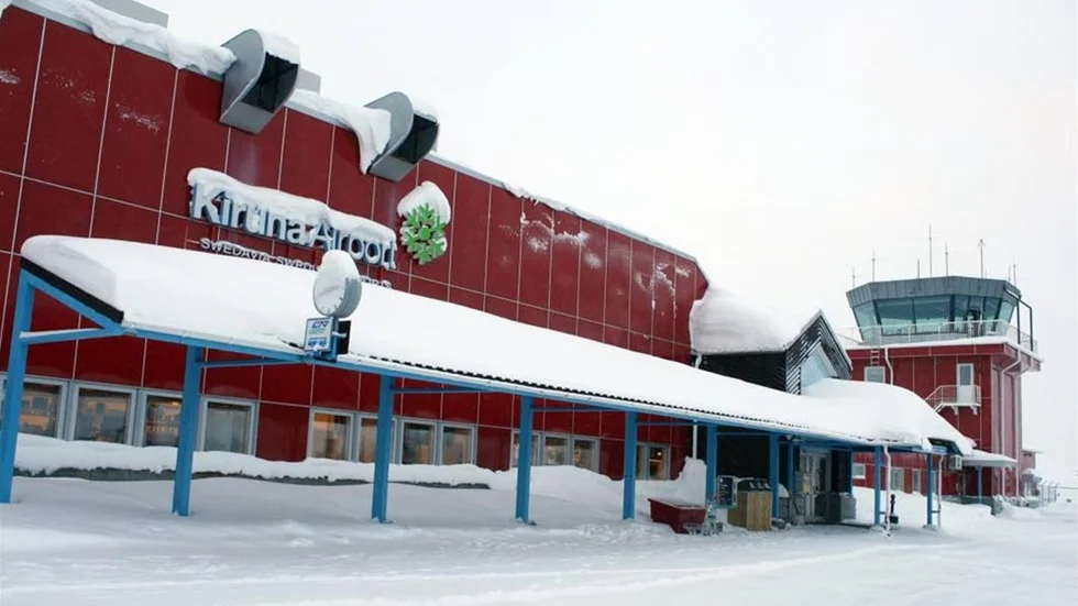 Det ser ljust ut passagerarmässigt för Kiruna flygplats.