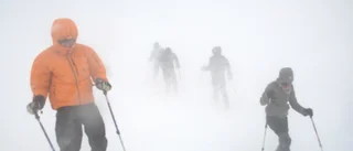 Orkanvindar i Lapplandsfjällen