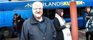 Det blev buss istället för flyg