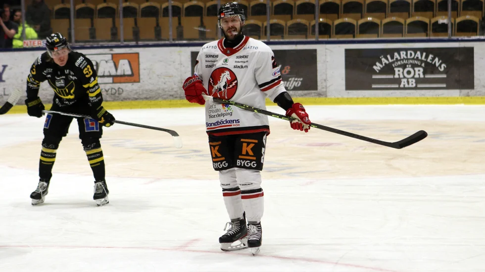 Marcus Eriksson i åttondelsfinalen borta mot Västerås för inte alltför länge sedan.
