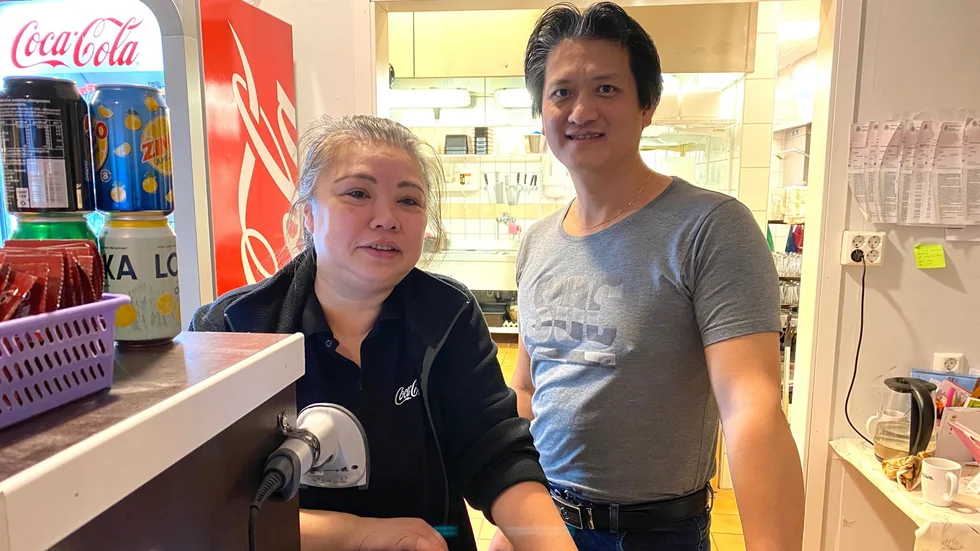 Sandy Vu och Christopher Tran driver restaurangen Hot n mix.