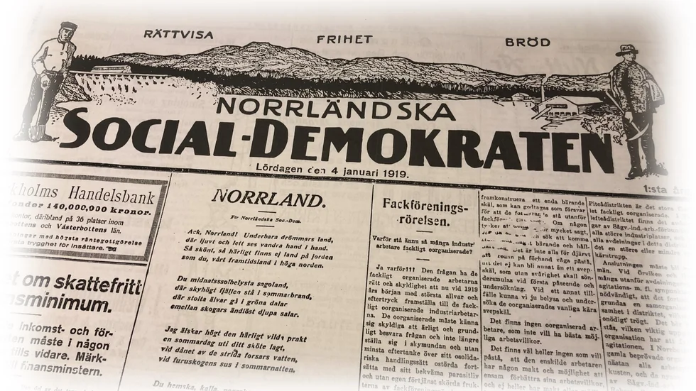 Norrländska Socialdemokratens första nummer kom ut 4 januari 1919. 104 år senare är tidningen fortfarande still-going-strong.