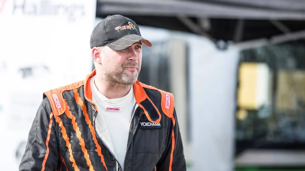Finalkörde. Fredrik Tiger slutade femma i SM-finalen på Solvalla.