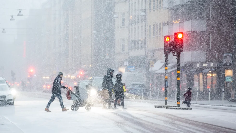 Isvindar och snöoväder svepte in Stockholm samtidigt som jag var på besök. Jag måste säga att det är mycket värre där än när samma sak händer hemma i Piteå. (Arkivbild)