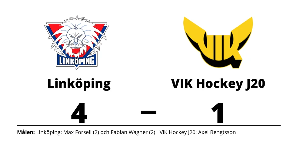 Linköping HC vann mot VIK Västerås HK