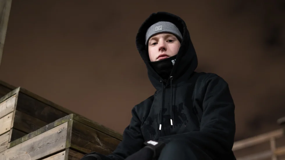 Vilmer Dahlberg kallar sig för Ville som rappare och har på kort tid fått en stor lyssnarskara. För första gången någonsin uppträder han inför publik, på Snöfestivalen i Kiruna.