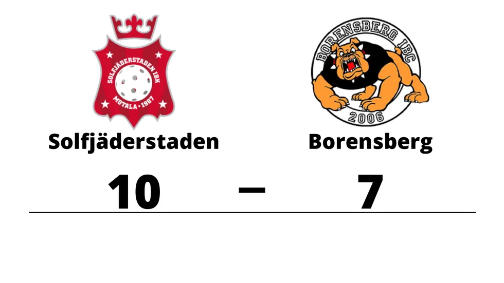 Solfjäderstaden IBK U-lag vann mot Borensberg IBC