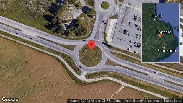 Stopp på E4 på grund av en singelolycka