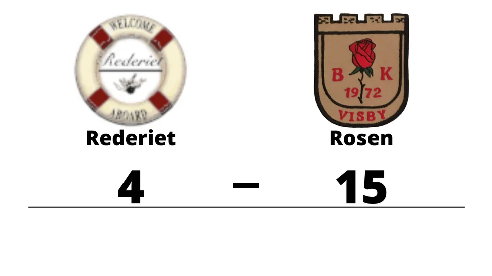 Rederiet IK förlorade mot BK Rosen