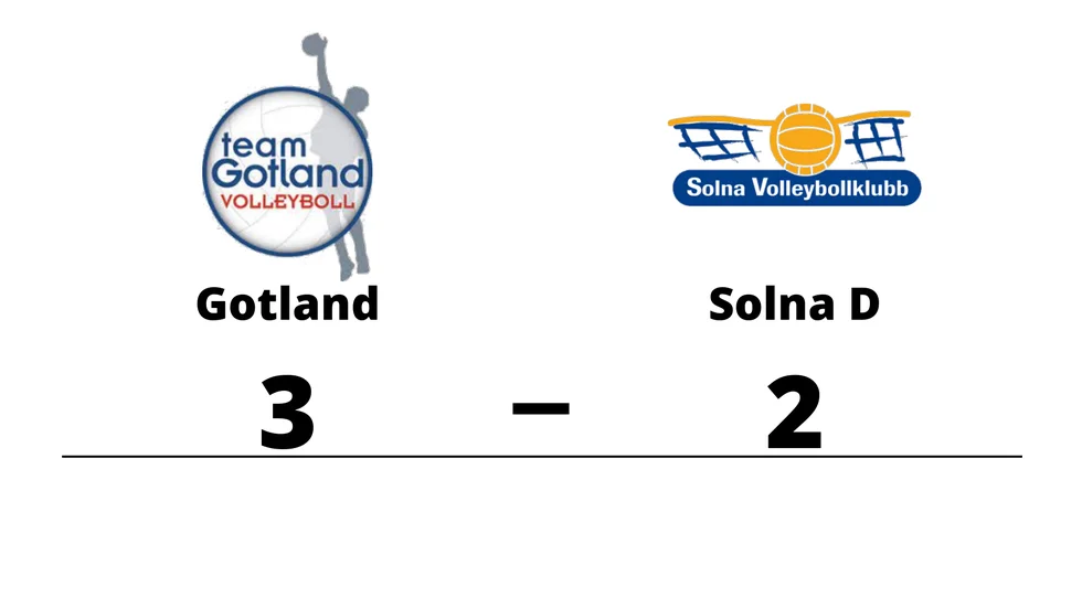 Team Gotland vann mot Solna D
