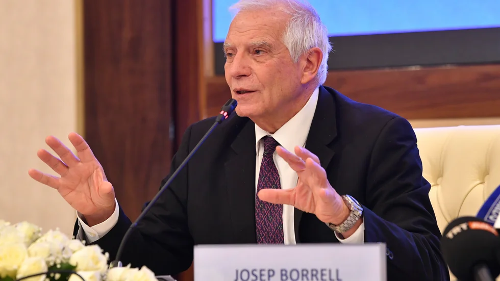 EU:s utrikeschef Josep Borrell. Bild från förra veckan.
