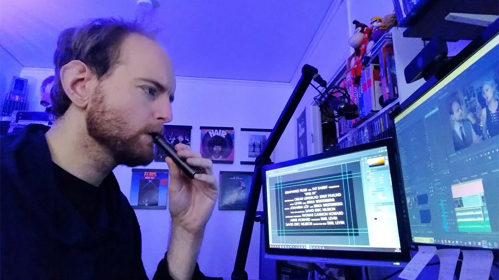 Emil Levin är fascinerad av skräckfilmer.