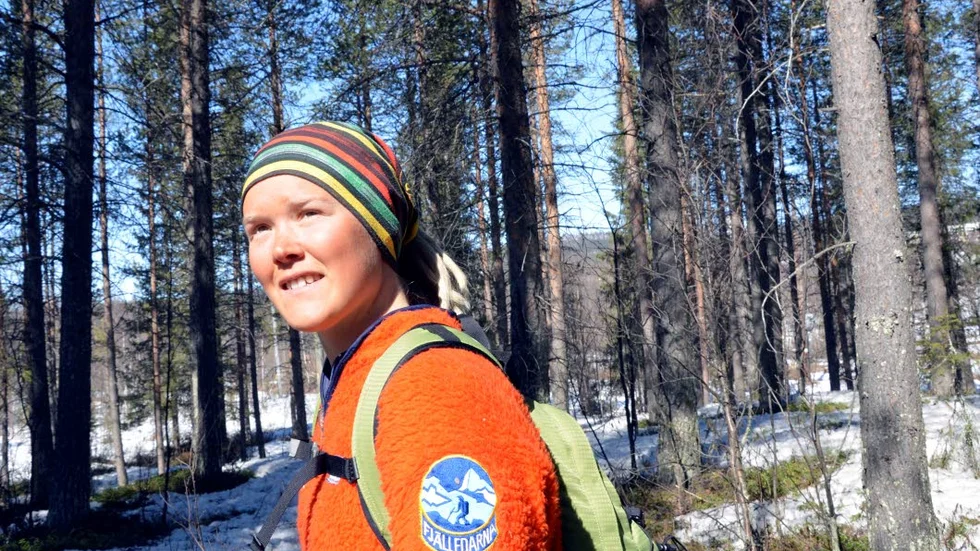 Gillar naturen. Mirja Andersson är en av de företagare i Norrbotten som inriktar sig på naturturism. Norrbotten har näst flest naturturismföretag i Sverige enligt en rapport från januari 2014.