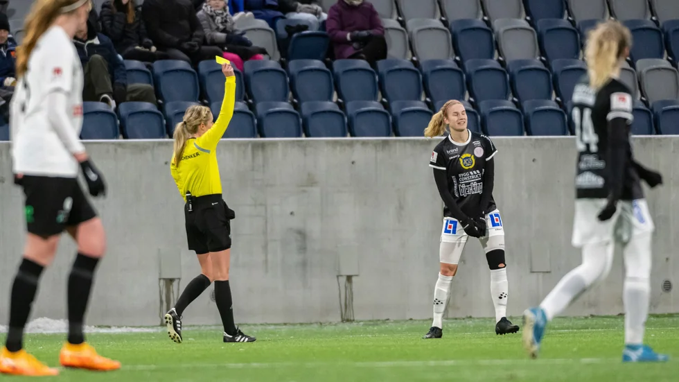 Linnea Selberg hade en tung halvlek. 