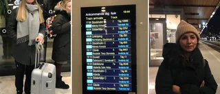Lisa missar begravning – efter totalstoppet i tågtrafiken • De fastnade på Uppsala centralstation
