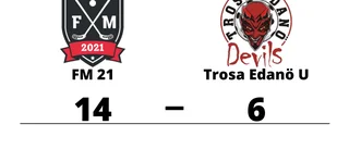 Storförlust för Trosa Edanö U i toppmötet med FM 21