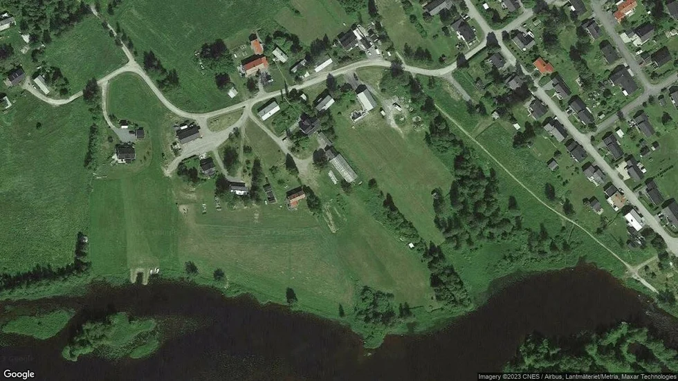 Området kring Västiåkervägen 43