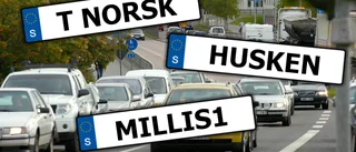 Här är alla nya personliga registreringsskyltar från förra året • Förvånande trend • ”Gotland sticker ut”