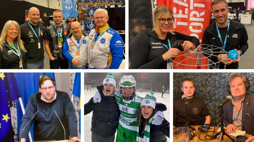 Skvallerspalten vecka 12. Fritidsbankens Susanne Törnberg vimlade på Motala expo, tillsammans med Solfjäderstadens Björn Orrenius och Philip Johansson, och Piraternas Conny Svärdvall och Thomas Wahlström. Sandra Leander och Peter Lindholm på Team Sportia visade upp mini-discgolf. Erik Backman talade återigen mest retoriskt i KF, familjen Spångberg var lycklig i Uppsala, och läs mer om poddsnacket med Henrik Wahlstrand Hyvönen.