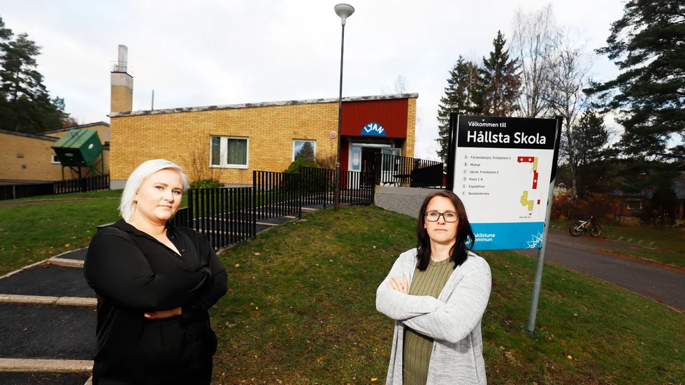 Systrarna Helena Hellstén och Jenny Wiberg tog initiativet till att dra igång grannsamverkan i Hållsta.