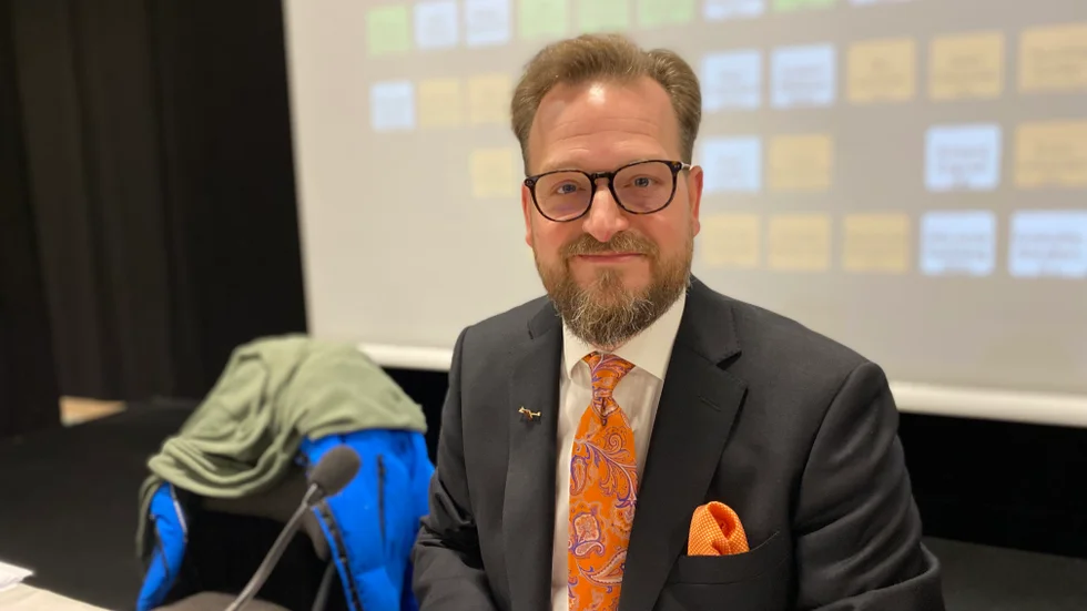 Daniel Blomstedt (M), ordförande i kommunfullmäktige
