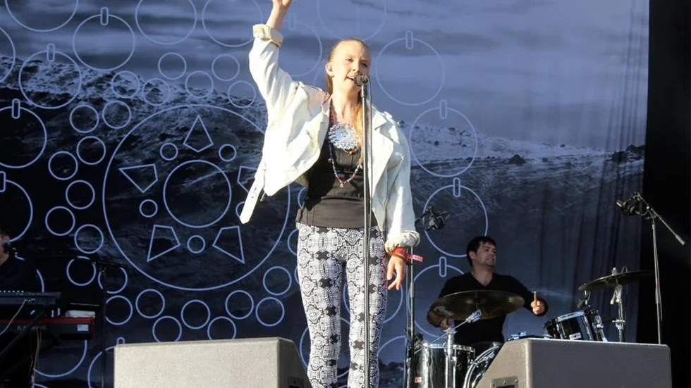 Sofia Jannoks varvade musiken med passionerat mellansnack.