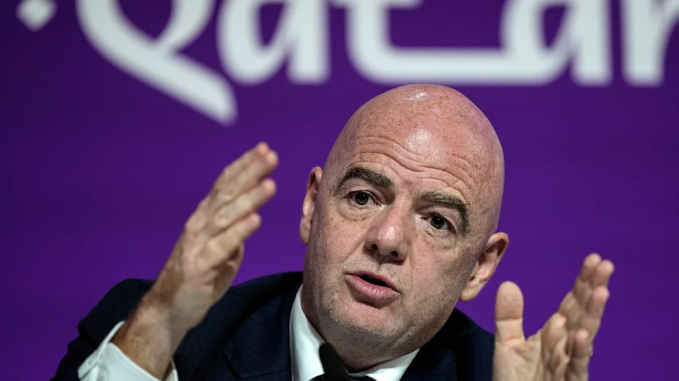 Fifa-ordföranden Gianni Infantino. Arkivbild.