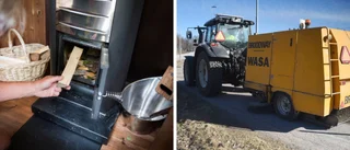 Lyckan gömmer sig i bastun och i spåren efter en soptraktor