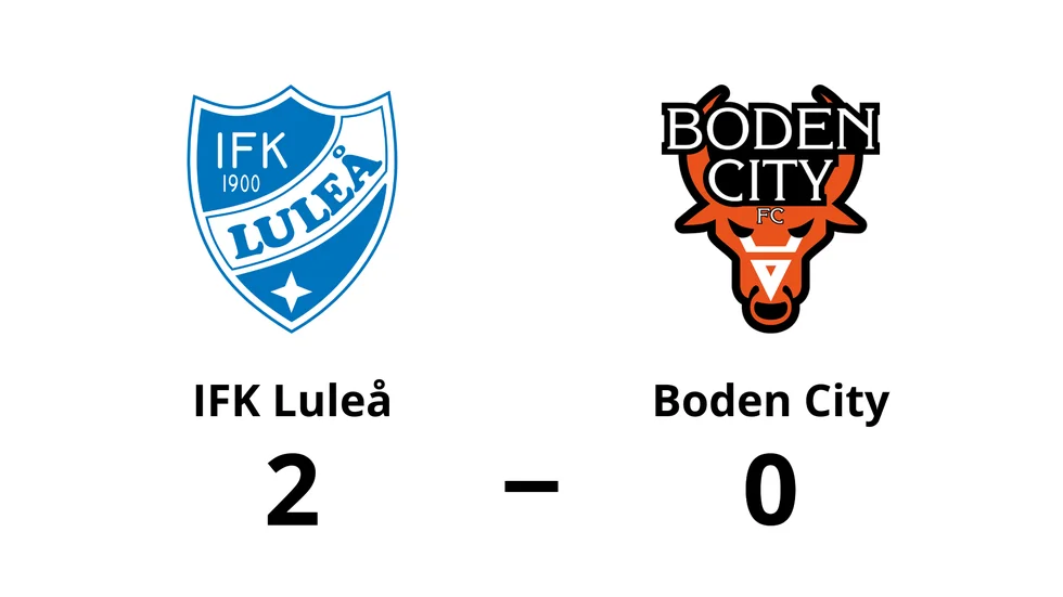 IFK Luleå vann mot Boden City FC