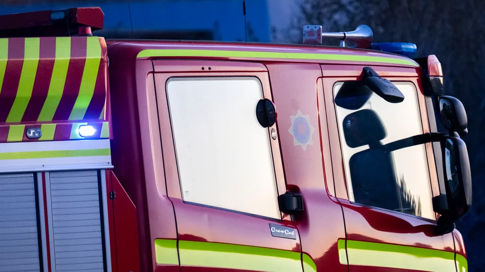 Ett stort antal enheter från räddningstjänsten skickades till platsen, enligt VK. Arkivbild.