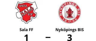Nyköpings BIS segrade mot Sala FF