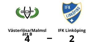 Sebastian Kull i målform när Västerlösa/Malmslätt B vann