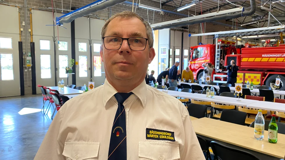 Mårten Eskilsson, avgående räddningschef i Strängnäs.