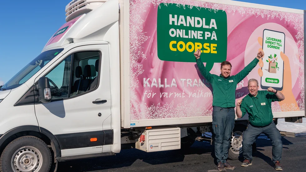 12 maj börjar Coop i Malmfälten med leverans till dörr. 