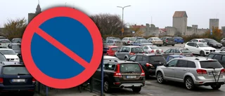 Stora parkeringsplatser i Visby stängs av – ska fräschas upp