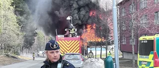 Våldsam brand på Kallkällan i Luleå: "Känns i hjärtat"