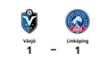 Bara 1-1 för Linköping trots ledning