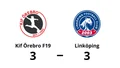 Linköping kryssade på bortaplan mot Kif Örebro F19