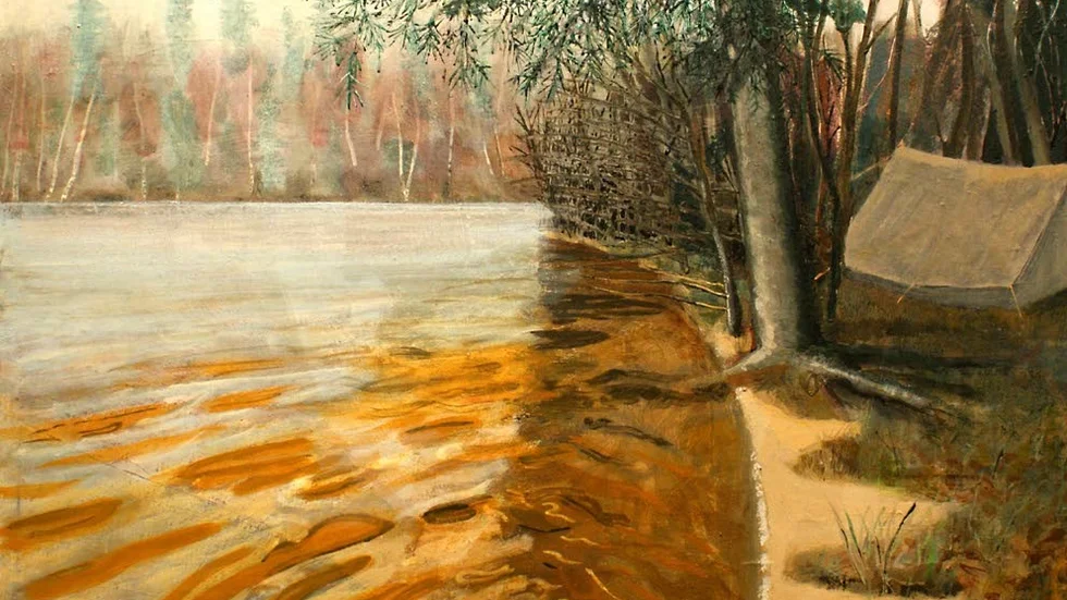 "Tolken", temperamålning, Martin Etherton Friberg.