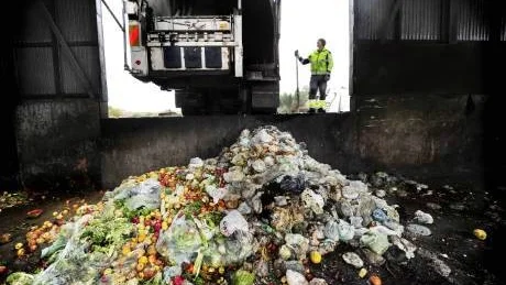 HUSHÅLLEN VÄRST. I Sverige slänger hushållen 900.000 ton matavfall per år vilket motsvarar var fjärde matkasse som hushållet köper.          Luleåborna slänger 4.500 ton matavfall per år. foto: linda wikström