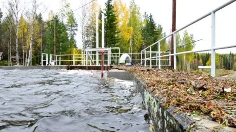 INGET REGN, TACK. Mer nederbörd över Bodenbygden kan få dramatiska konsekvenser eftersom dammen i Hollsvattnet nästan är fylld. Foto: Håkan Zerpe