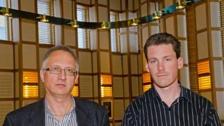 KONTROLL. Lars Andersson, samhällsbyggnadschef Bodens kommun, bjöd in Daniel Eek, chef för livsmedelskontroll i Göteborg, för att föreläsa och inspirera kommunen till hur de ska jobba med kontroller.