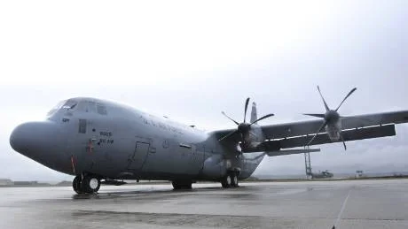 TRANSPORTNAV. Staben är belägen på Ramstein Air Base, en jätteanläggning och transportnav för militär-USA. C-130J Super Hercules är en vanlig syn på basen. Foto: Airman Kendra Alba/U.S Air Force