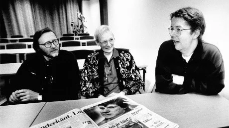 DRIVANDE KRAFTER. Ann-Marie Israelsson och Tomas Lind deltog båda på olika sätt i diskussionen om Luleås framtid under de här åren. Beslutet om att lägga ner planerna på Stålverk 80 var centralt, anser Ann-Marie Israelsson. ”Som jag ser det startade marschen mot ett verkligt modernt samhälle i Norrbotten just där”, säger hon i dag.