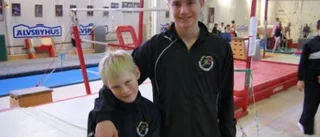 Har fullt upp med gymnastik