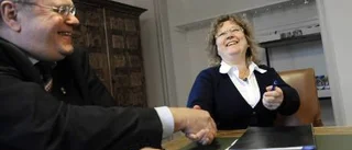 Irma första kvinnan på posten