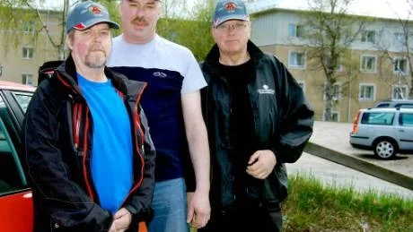 JUBILEUM. Det här gänget arbetar intensivt med att få till ett minnesrikt jubileumsår för NMS Boden. Från vänster: Lennart Hansson, pressansvarig, Ingemar Svensson, banansvarig och Göran Ahlman.  Foto: Linda Kask